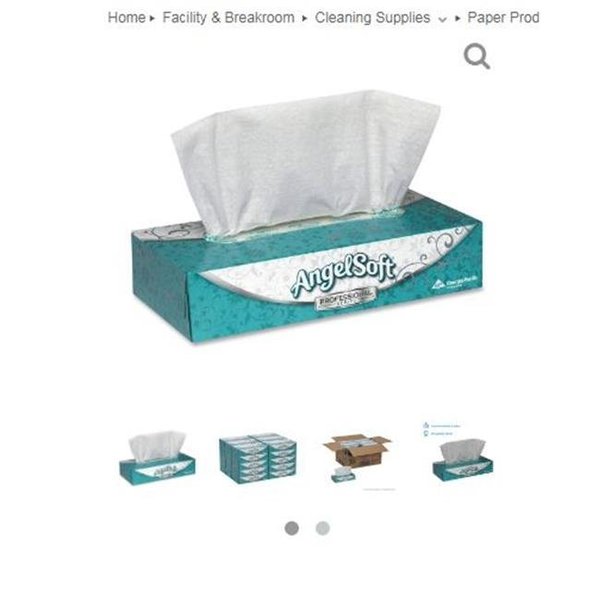 Georgia-Pacific Georgia-Pacific GPC48580CT Angel Soft ps Facial Tissue; 30 Per Carton GPC48580CT